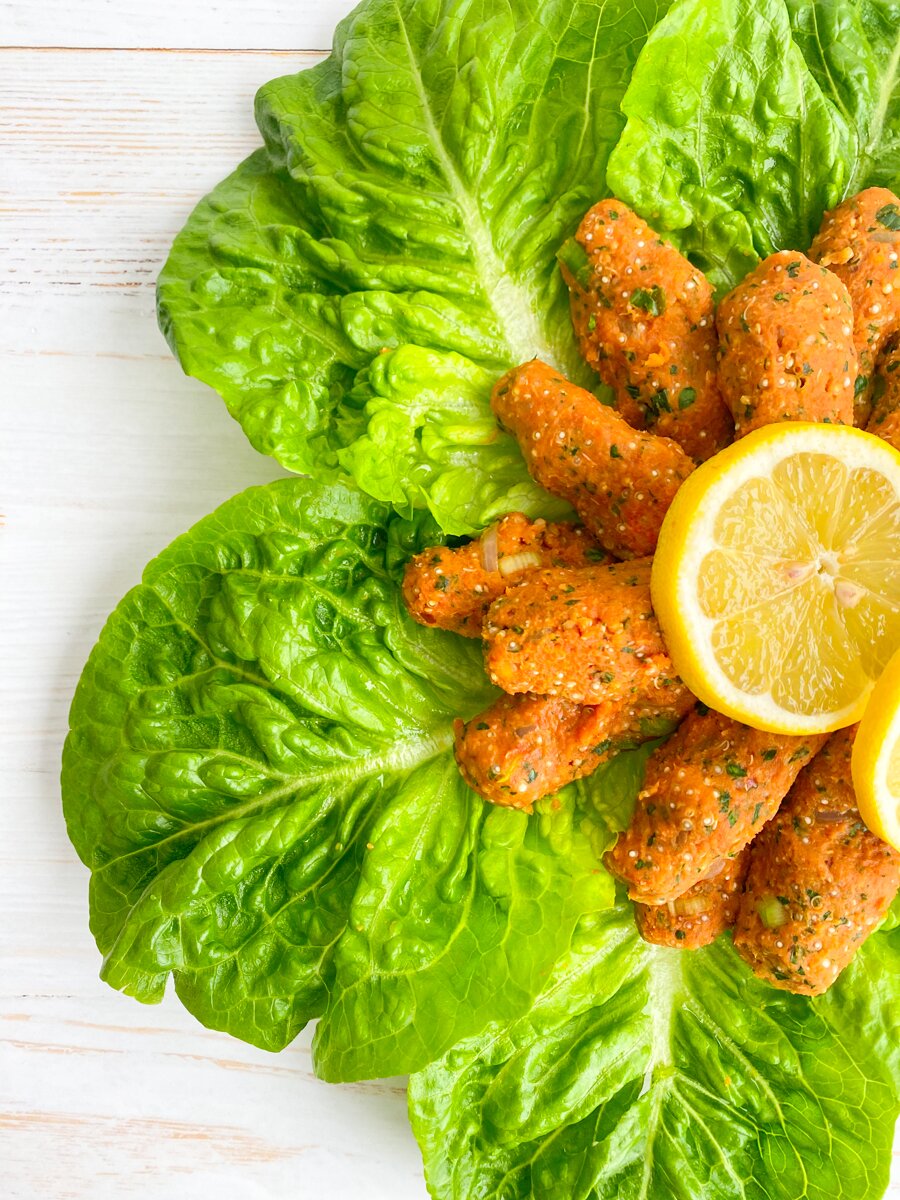 Turkish Lentil Patties (vegan, gluten-free)